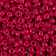 Glasperlen rocailles 8/0 (3mm) Cherry red